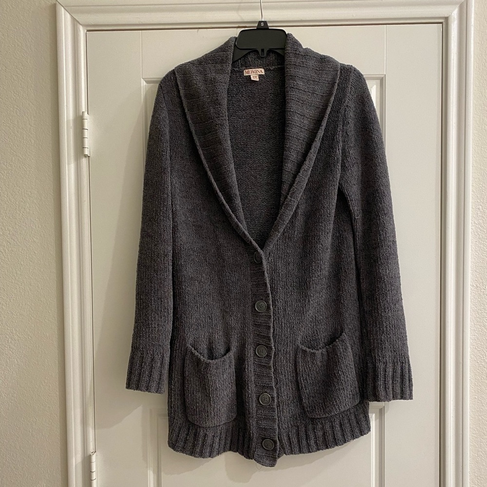Target gray cardigan